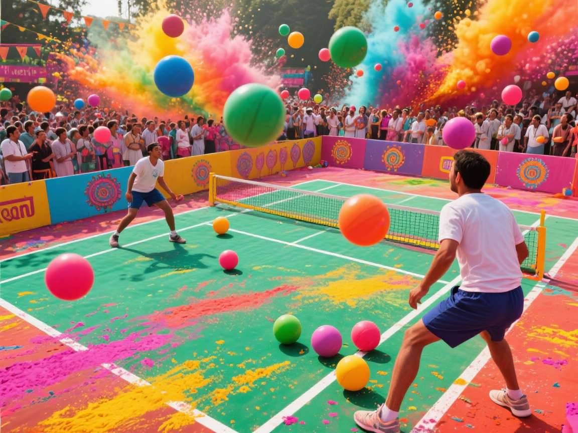 Holi event in Table Tennis Mania India